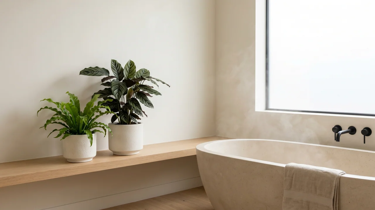 Badkamerplanten