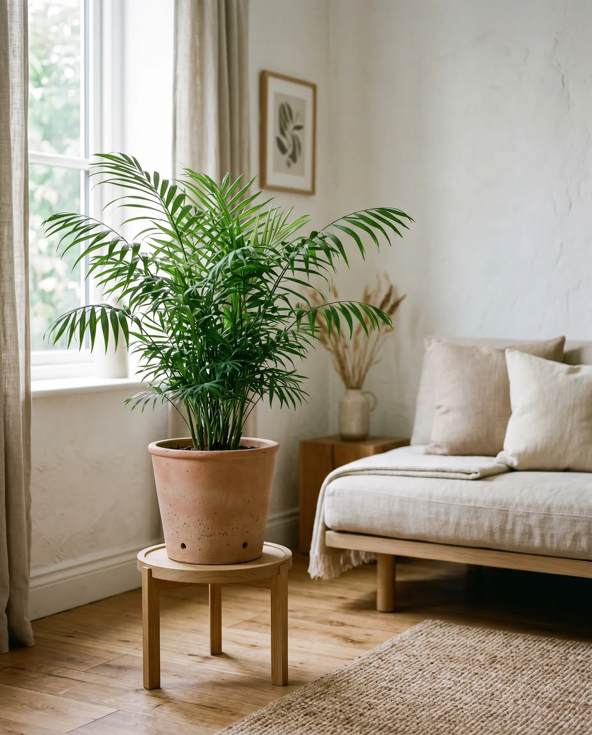 Chamaedorea elegans (bergpalm) met fijne vederbladeren